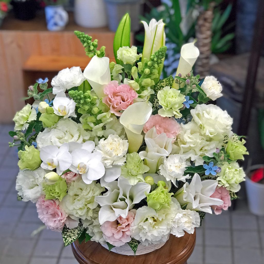 東京都大田区山王　大森の花屋　大花園（だいかえん）季節の旬な花をあなただけの贈り物に！上質でモダンな花贈りを大森スタイルでお届けします。喪中見舞い